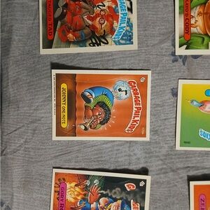 1986 x6 Garbage Pail Kids Trading Cards